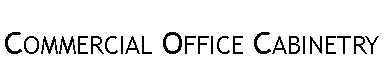 Text Box: Commercial Office Cabinetry